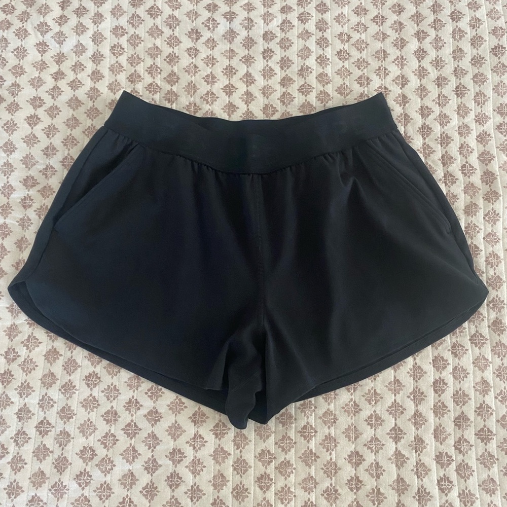 Abercrombie YPB black unlined shorts
